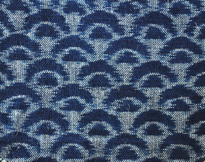 Kurume Fabric Yoko-gasuri (horizontal pattern)