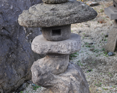 Tree like stone lantern